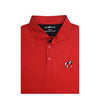 Horn Legend | Georgia Standing Bulldog Red Polo in Football Laces