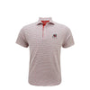 Horn Legend | Georgia Standing Bulldog White Wordmark Polo