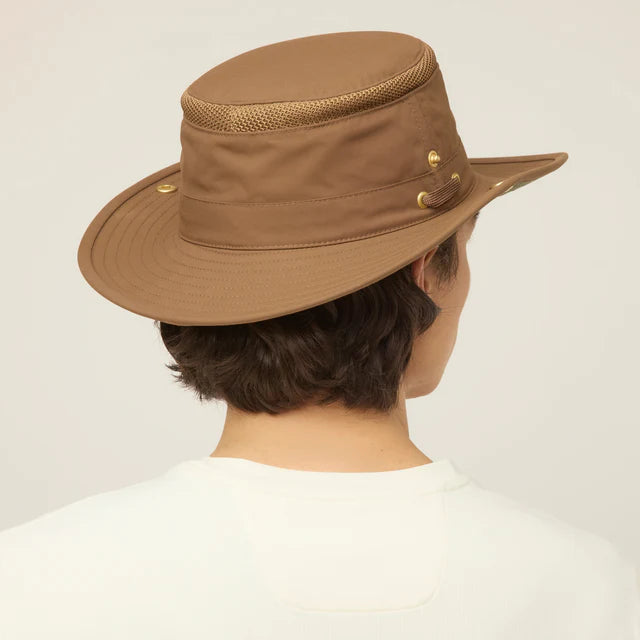 Tilley | AIRFLO Snap Up Classic Sun Hat in Peat/ Thyme Green