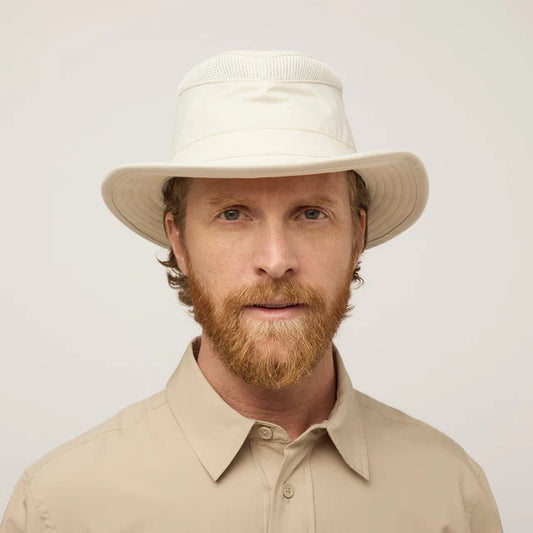 Tilley | AIRFLO Medium Brim Sun Hat in Light Stone