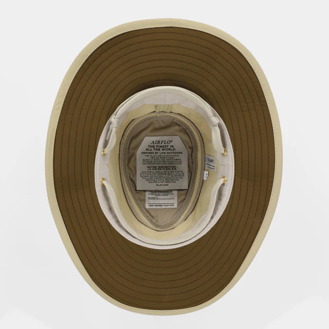 Tilley | AIRFLO Broad Brim Sun Hat in Khaki Olive