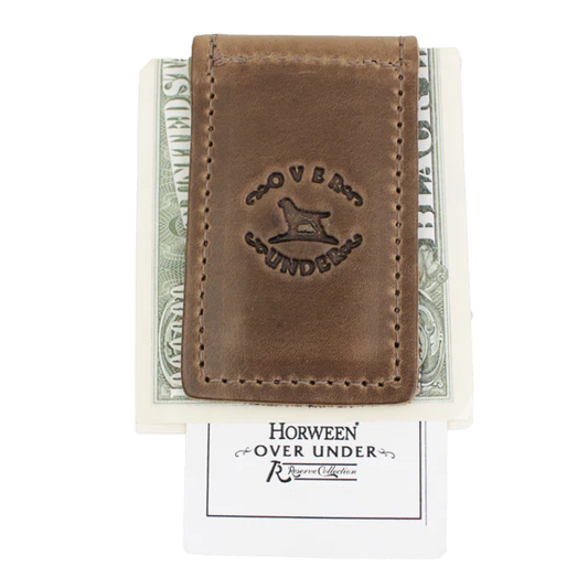 Over Under I Horween Money Clip