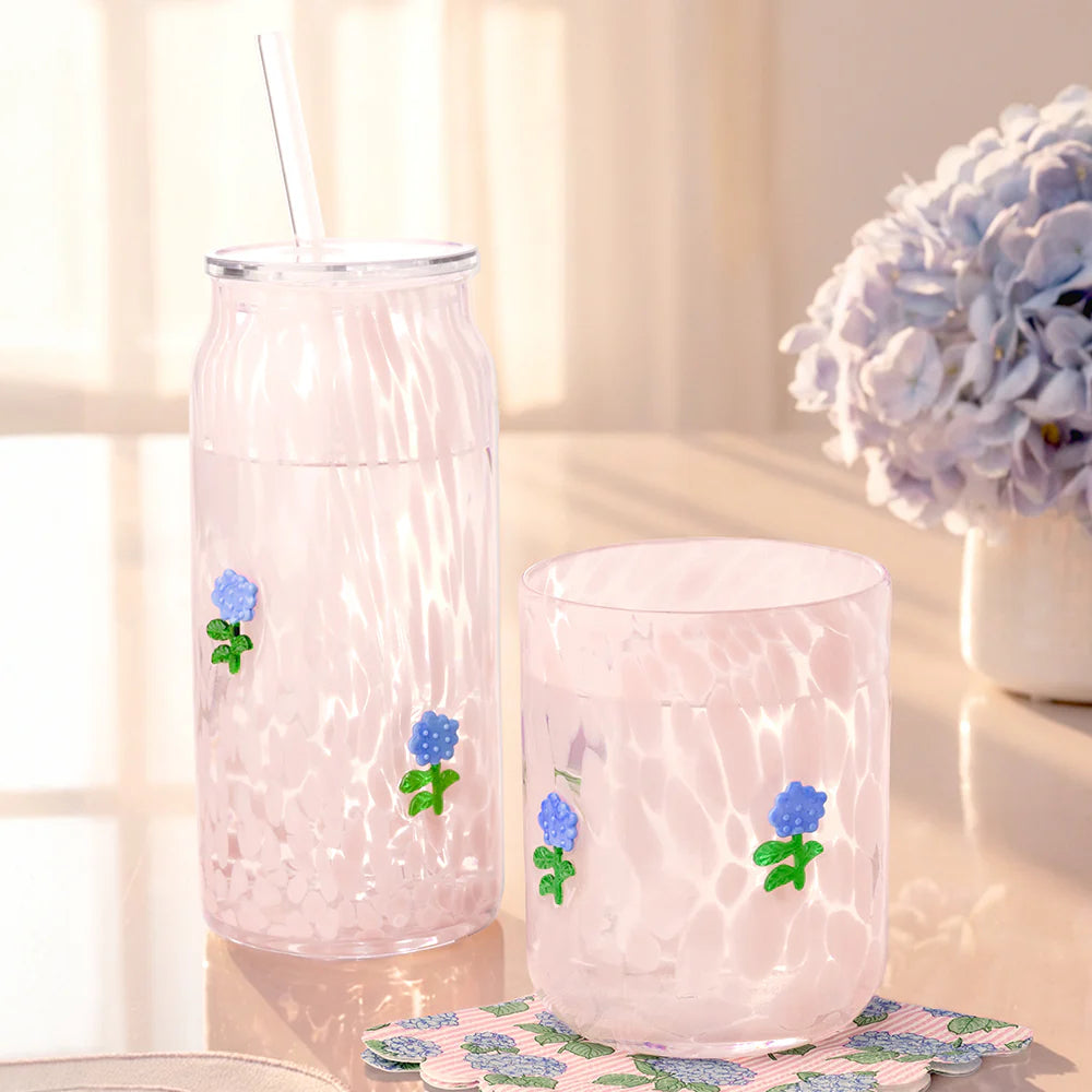 Swig | Hydrangeas Charm Glass 23oz
