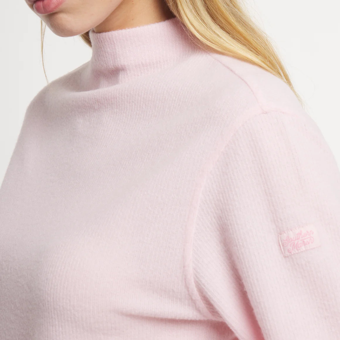 Southern Marsh | Jaime Mock Neck Lounge Top in Camellia