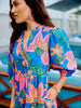 Mary Square Cameron Dress in Island Dreams Blue