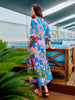 Mary Square Cameron Dress in Island Dreams Blue
