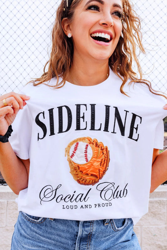 Brianna Cannon | Sideline Social Club Sparkle Tee