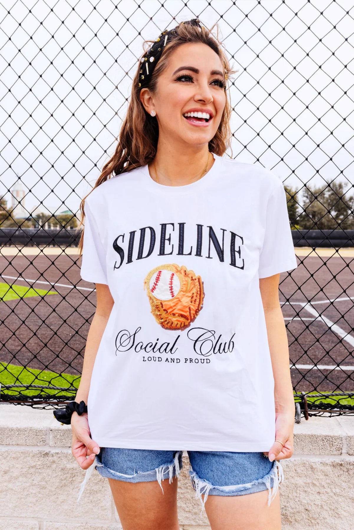 Brianna Cannon | Sideline Social Club Sparkle Tee