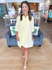 Caryn Lawn Payton Dress in Pale Yellow Stripe