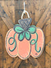 Pumpkin Circle Door Hanger