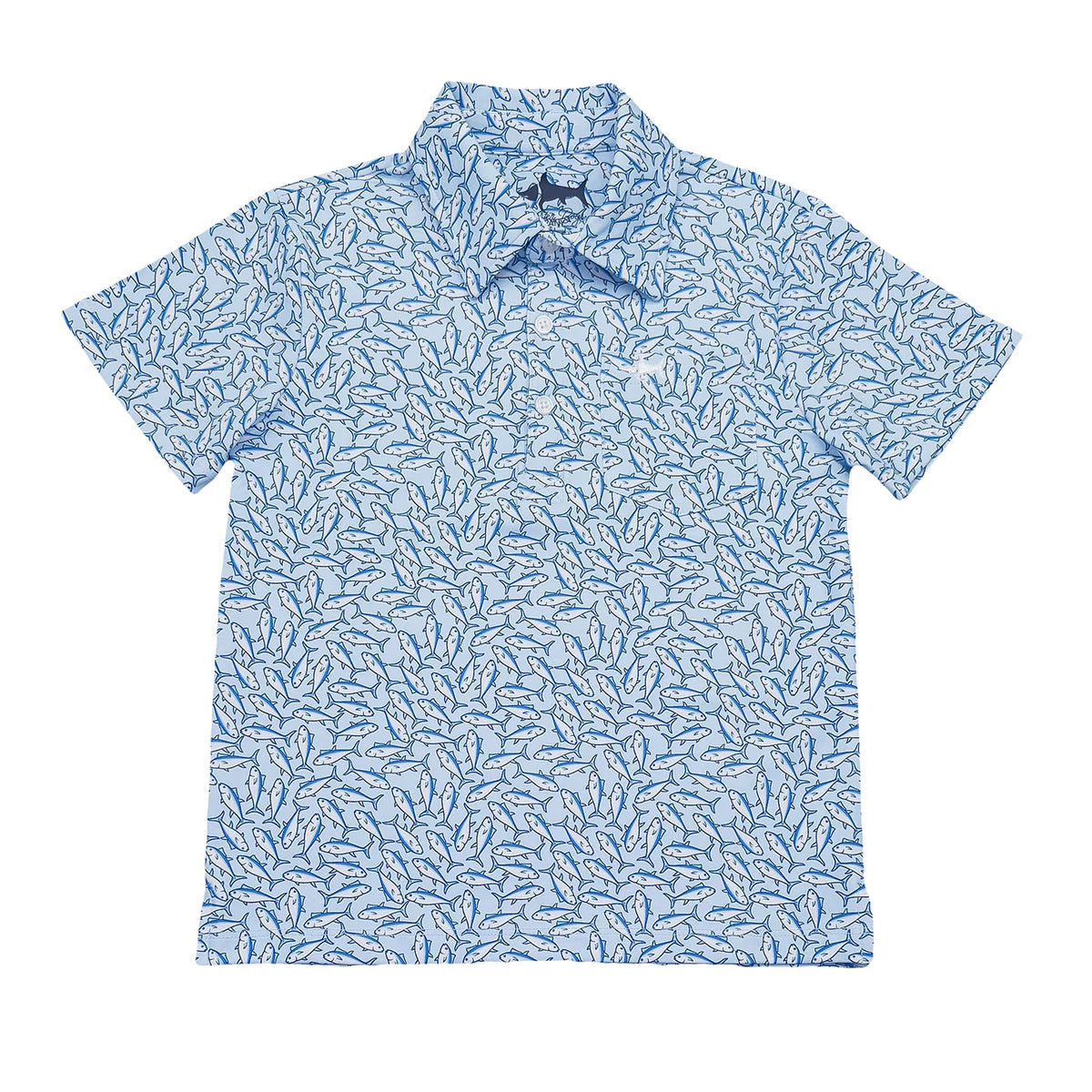 Saltwater Boys | Inshore Performance Short Sleeve Polo in Tuna