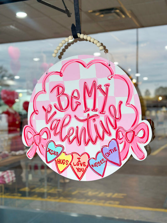 Be My Valentine Door Hanger