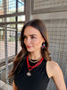 GA Bulldogs Multi Strand Beaded Logo Necklace