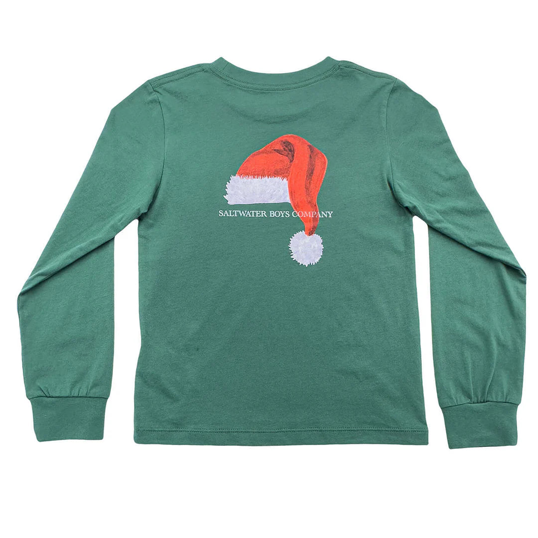 SBC Santa Hat Boys Graphic Tee LS