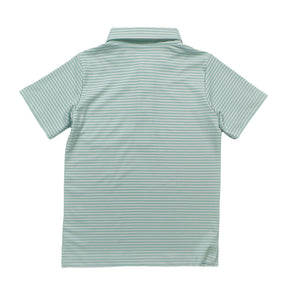 Inshore LS Performance Polo - Maroon Stripe: 14/16 main image 0