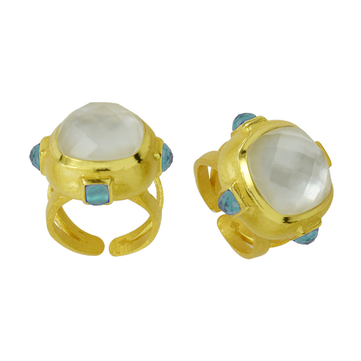 Betty Carré | Domenique Ring with Mother of Pearl Stone