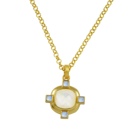 Betty Carré | Domenique Large Square Stone Necklace