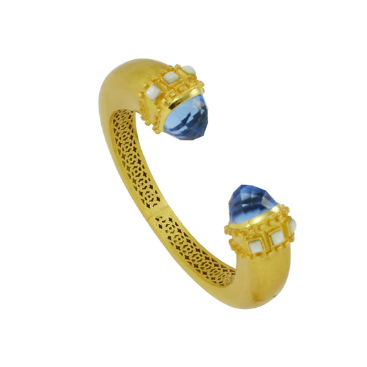 Betty Carré | Constanza Hinge Bracelet with Tanzanite Stones