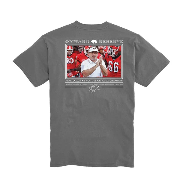 Onward Reserve | UGA Kirby Smart Tee in Granite