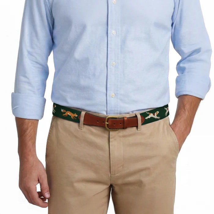 Smathers & Branson | Fox Chase Belt in Deep Hunter