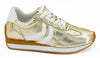 Corkys Kickoff Sneakers in Gold Crinkle Metallic