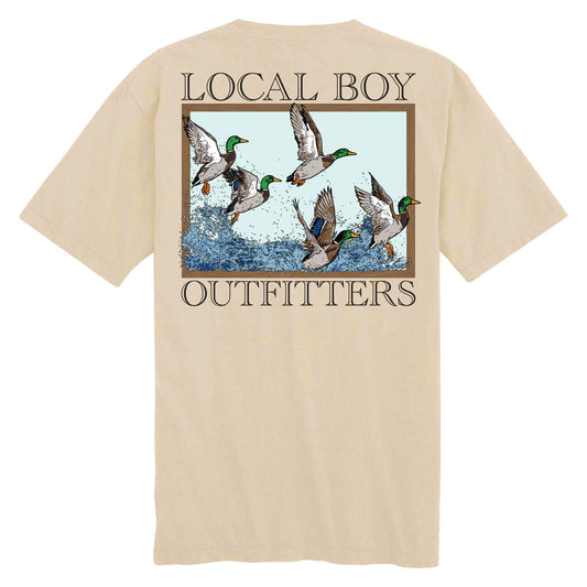 Local Boy | Mallard Flock T-Shirt in Latte