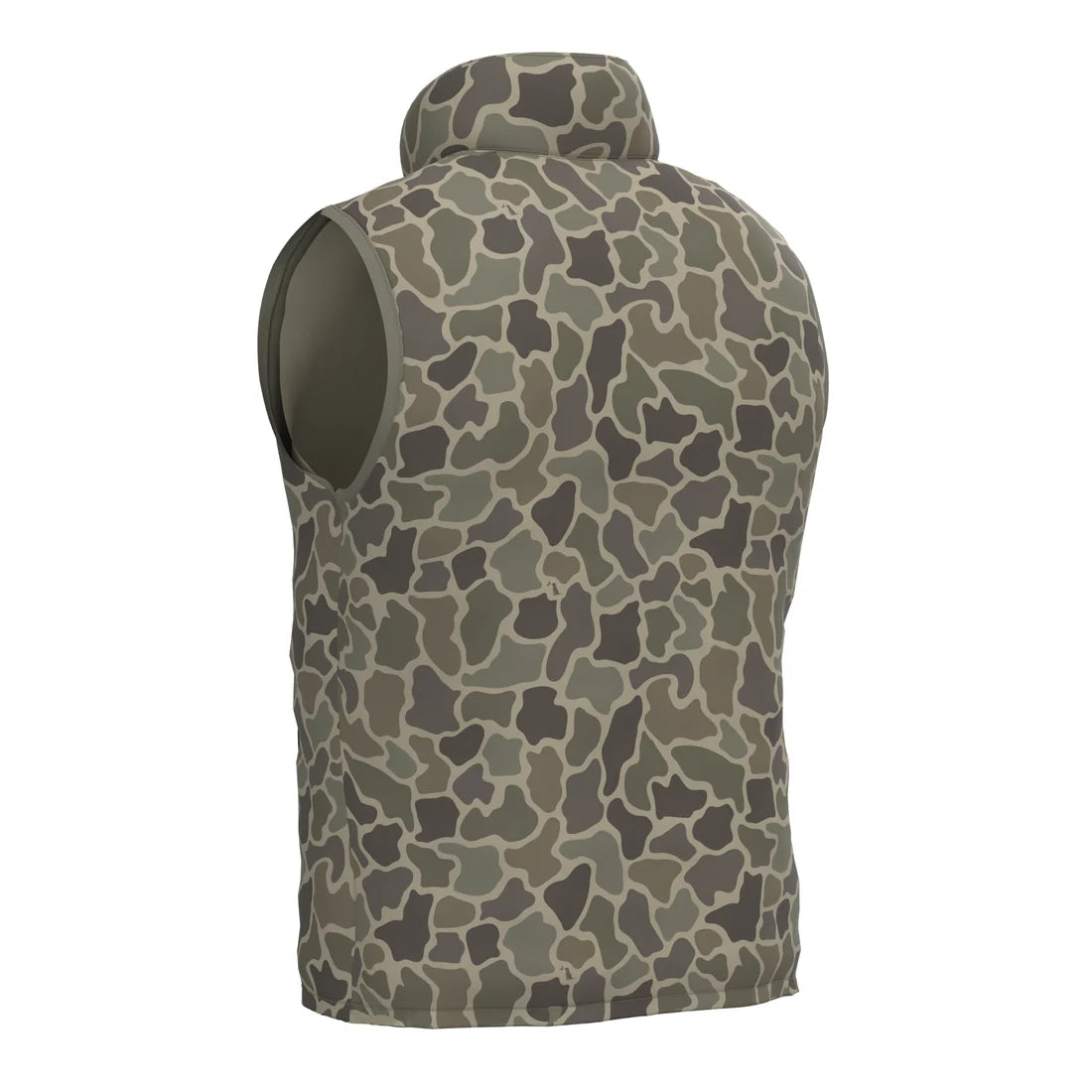 Local Boy | Duck Down Vest in Brush Camo