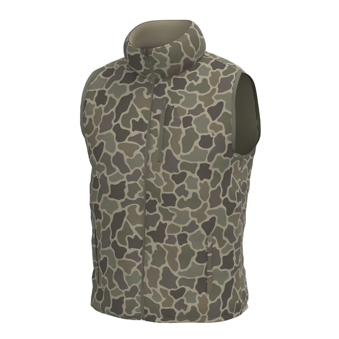 Local Boy | Duck Down Vest in Brush Camo