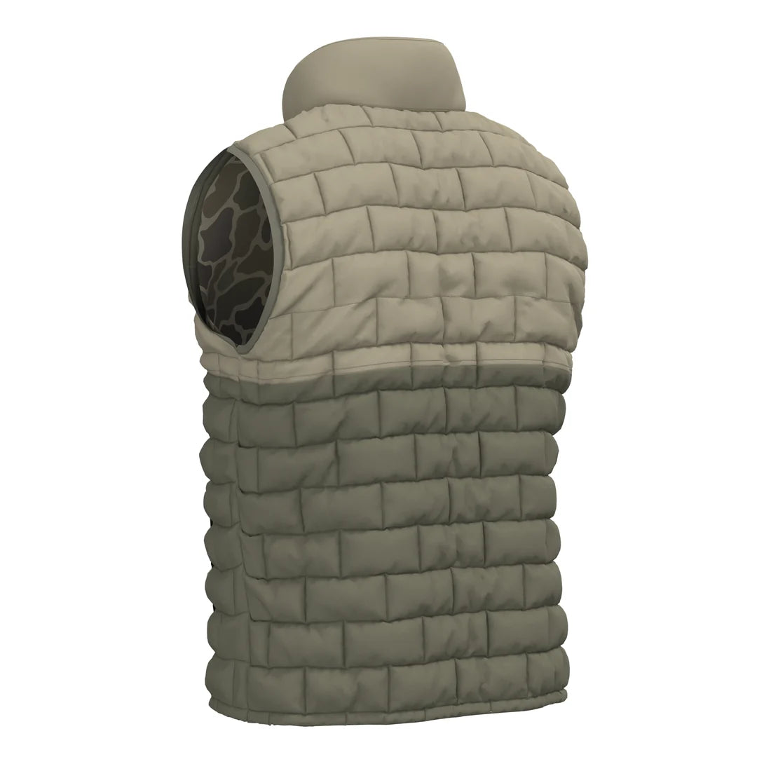 Local Boy | Duck Down Vest in Brush Camo