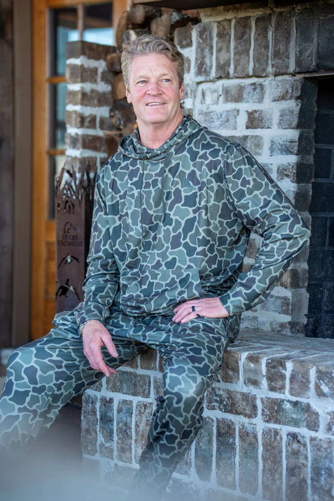 Local Boy | Velvet Fleece Hemlock Hoodie 2.0 in Brush Camo