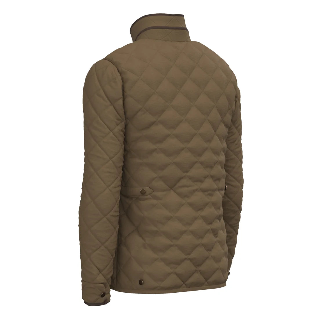 Local Boy | Diamond Quilted Jacket in Mocha
