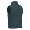 Local Boy | Diamond Quilted Vest in Dark Blue