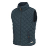 Local Boy | Diamond Quilted Vest in Dark Blue