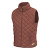 Local Boy | Diamond Quilted Vest in Mahogany