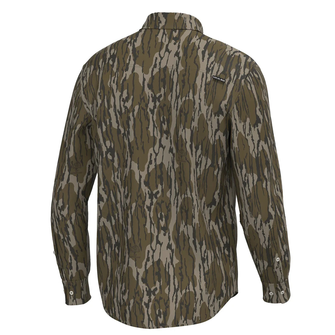 Local Boy | Camo Button Up in Original Bottomland