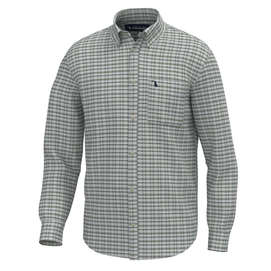Local Boy | Youth McNally Dress Shirt in Silver/Smoky Teal/Olive