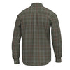 Local Boy | Cain Stretch Flannel in Moss Gray/ Dark Olive/ Dark Rust