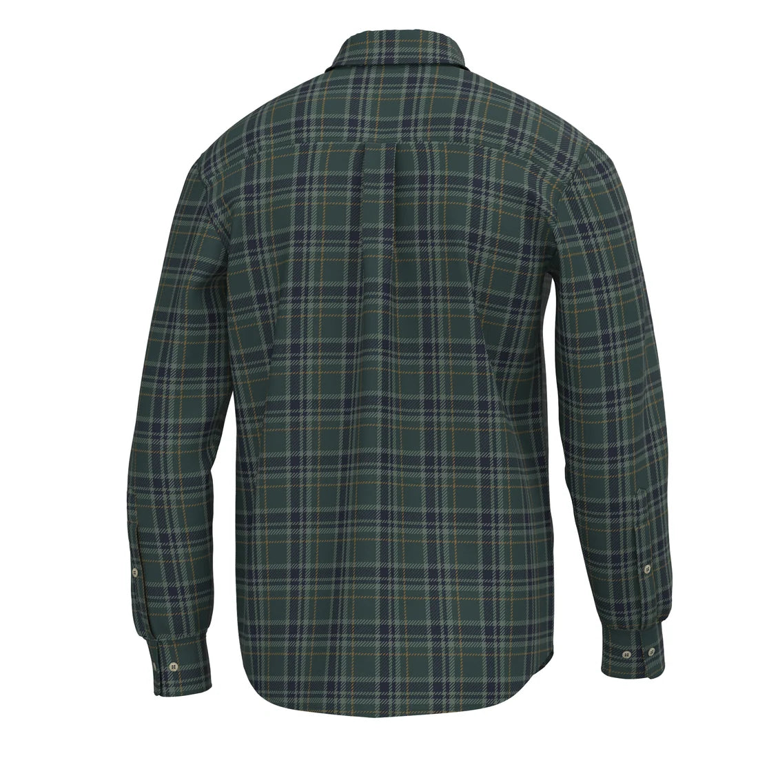 Local Boy | Youth Powers Stretch Flannel in Spruce/Navy/Copper