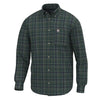 Local Boy | Youth Powers Stretch Flannel in Spruce/Navy/Copper