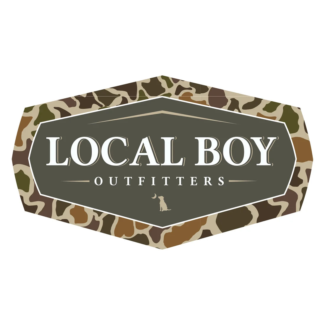 Local Boy | Vintage Emblem Decal in Localflage Vintage