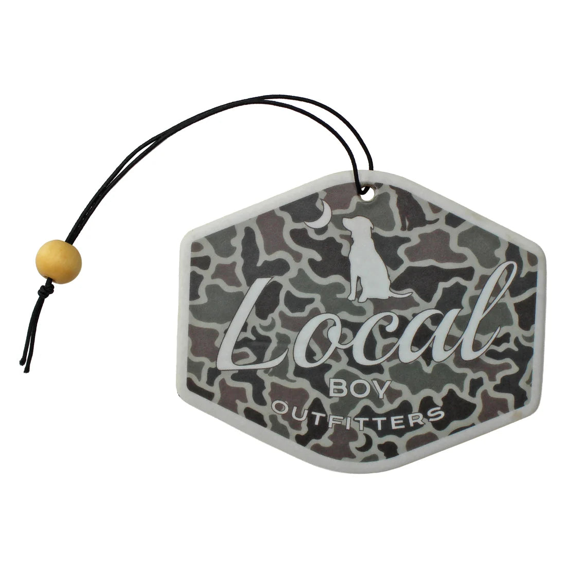 Local Boy | Dog & Moon Camo Badge Air Freshener