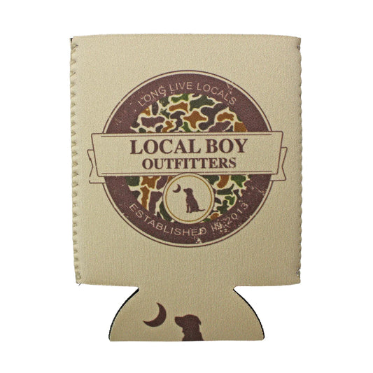 Local Boy | Vintage Sphere Koozie in Latte