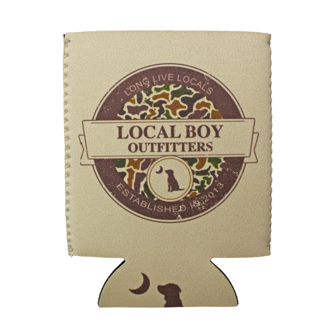 Local Boy | Vintage Sphere Koozie in Latte
