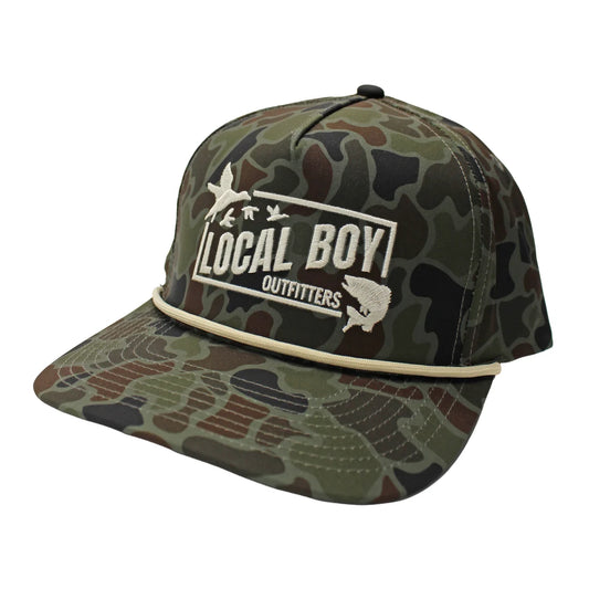 Local Boy | Cast & Blast 2.0 High-Crown Rope Hat in Localflage OD