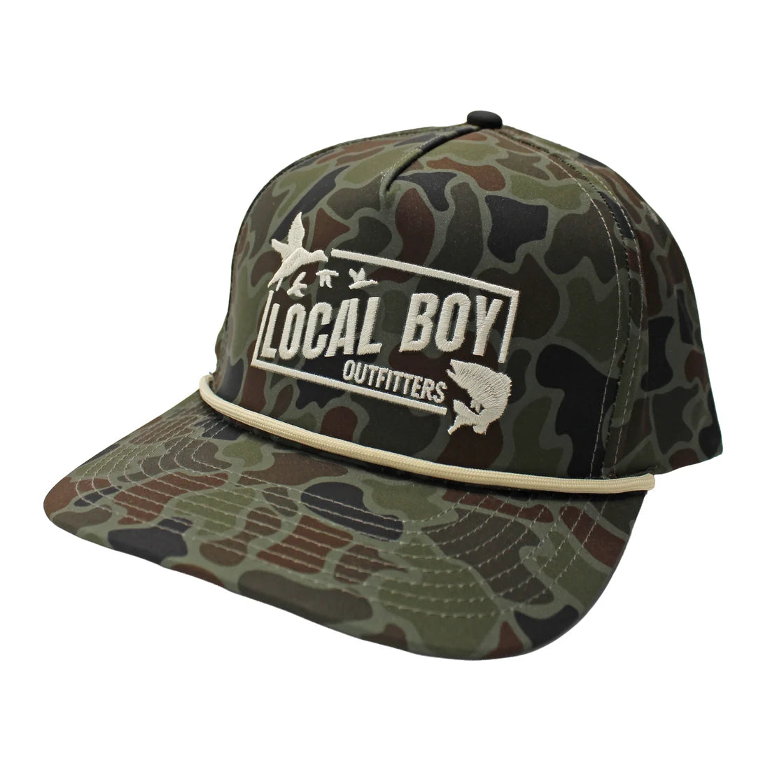 Local Boy | Cast & Blast 2.0 High-Crown Rope Hat in Localflage OD