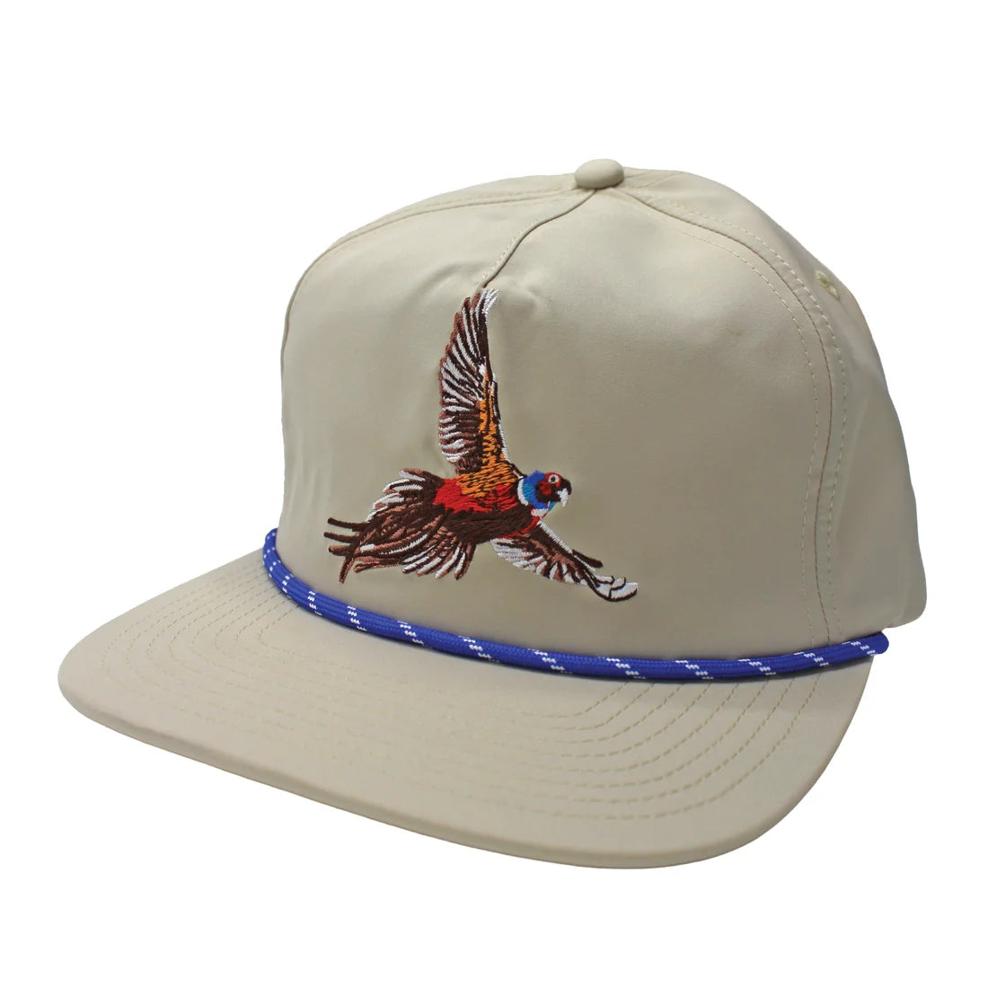 Local Boy | Bright Pheasant Low-Profile Rope Hat in Light Khaki
