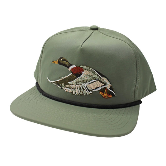 Local Boy | Flying Fowl Low-Profile Rope Hat in Sage