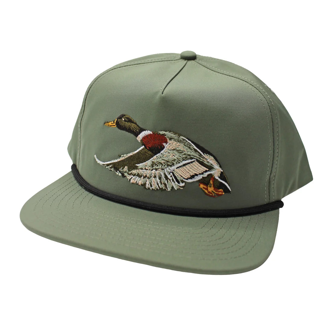 Local Boy | Flying Fowl Low-Profile Rope Hat in Sage