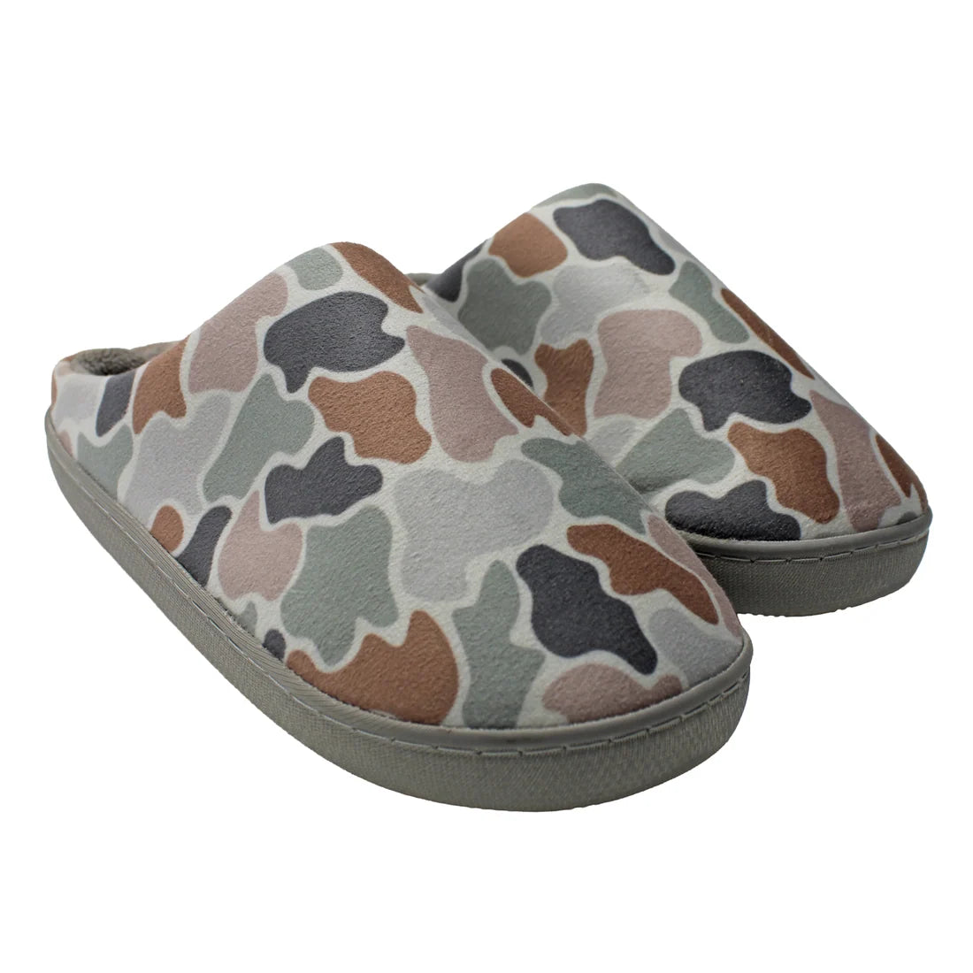 Local Girl | Slippers in Forest Camo Flora