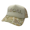 Local Girl | Foam Trucker Hat in Forest Camo Desert